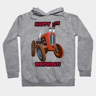 Happy 12th birthday tractor design Hoodie